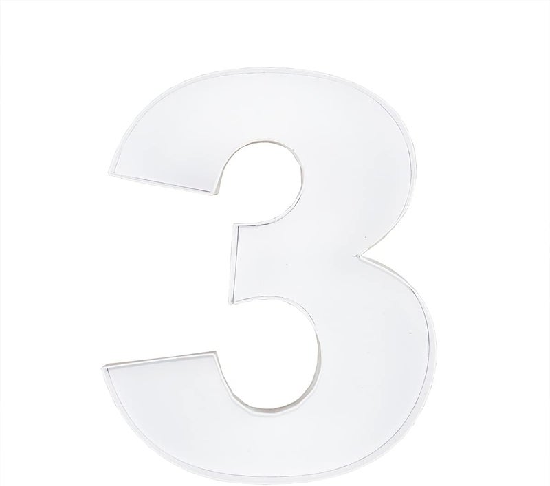 WENPACK 12" Fillable Cardboard Number Shaped Gift Grazing Charcuterie Board Paper Container (3) - Image 2